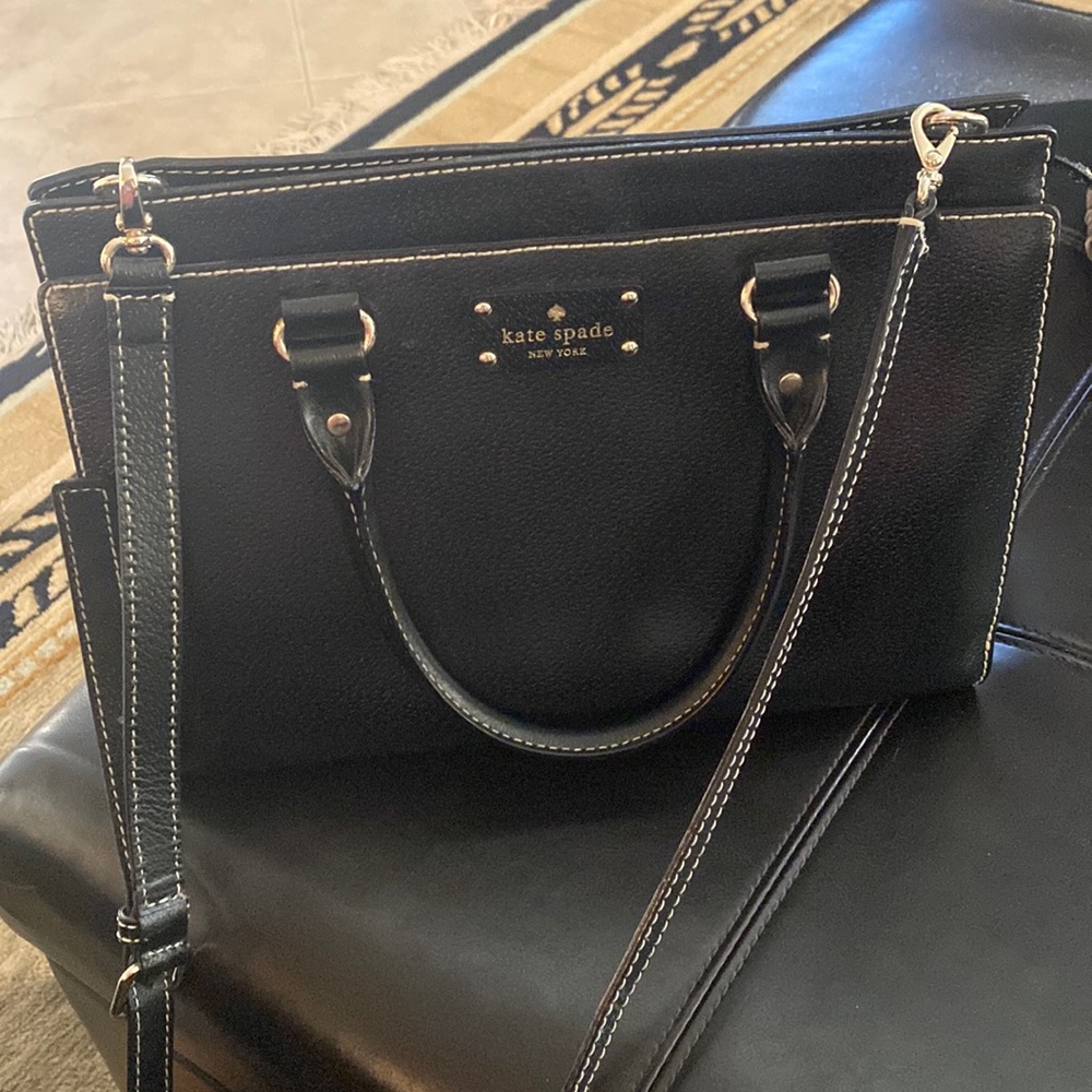 Kate Spade Black Leather Handbag